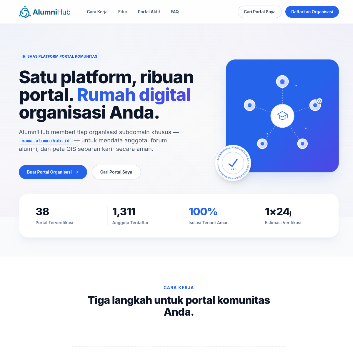 AlumniHub.id - Platform Portal Komunitas Alumni