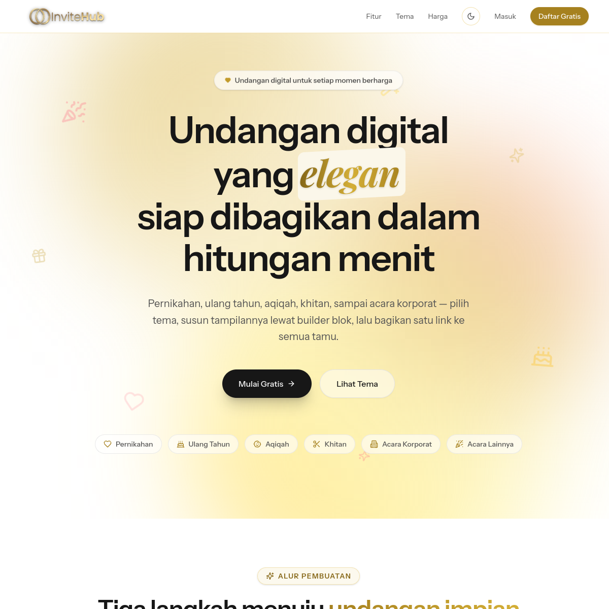 InviteHub - Platform Undangan Digital