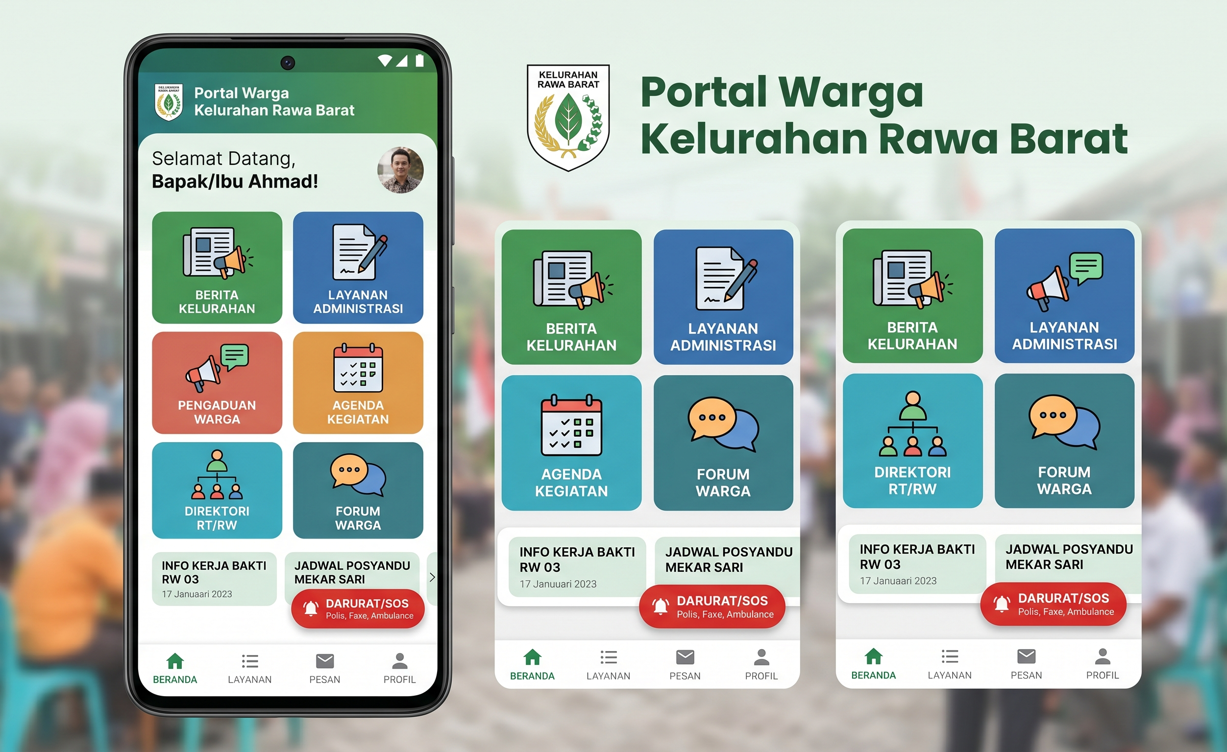 Aplikasi Portal Sosial Warga